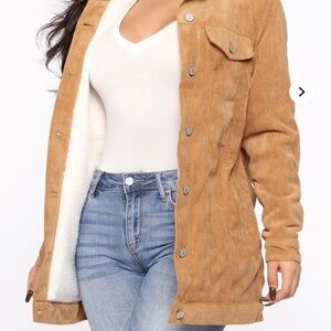 Camel Fashion Nova Jacket - size S